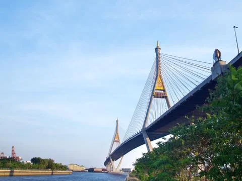 Bhumibol Bridge Stock Photos