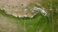 Bhutan and Globe. Satellite 4k or 4k+ Resolution