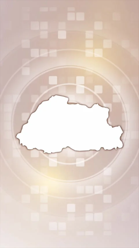 Bhutan Animated Map Stock Footage 275898390