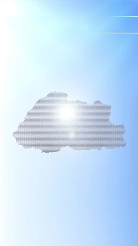 Bhutan Map Opener Stock Footage 276971474