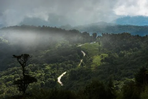 Bhutan road Stock Photos