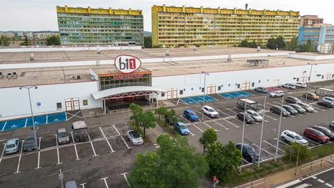 Bi1 hypermarket Stock Photos
