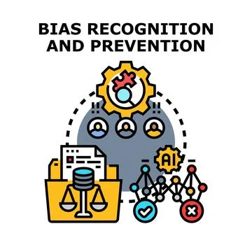 Bias recognition and prevention in decision making Stock Illustration