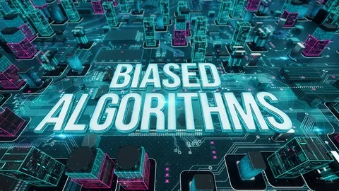 Biased Algorithms digital technology hi-tech concept 動画素材 111875173