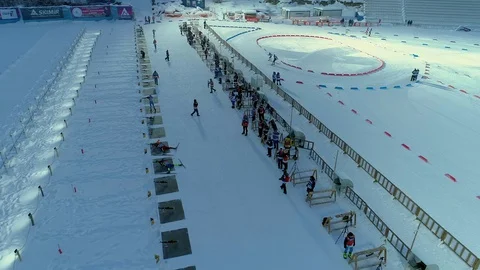 Biathlon 2 Stock Footage 128419792
