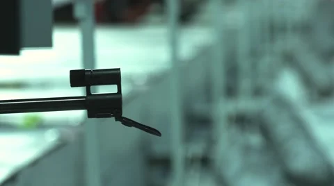 Biathlon. The shots from a rifle. Close-up of the muzzle of a rifle  Video stock 61007295