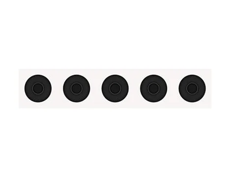 Biathlon targets Stock Illustration