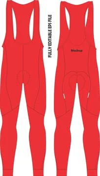 Bib Tights Mockup Stock Illustration