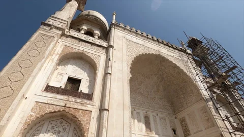 Bibi Ka Maqbara under construction Aurangabad, Maharashtra, India Stock Footage 237905246