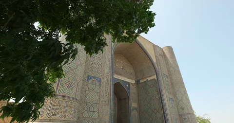 The Bibi-Khanym or Bibi-Hanim Mosque, Samarkand, Uzbekistan. - May 26, 2023 Stock Footage 254955884