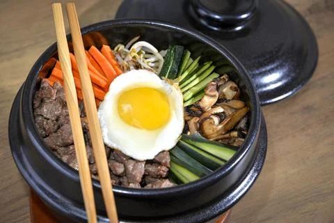 Bibimbap Stock-Fotos