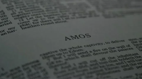 Bible-Amos Stock Footage 12366820