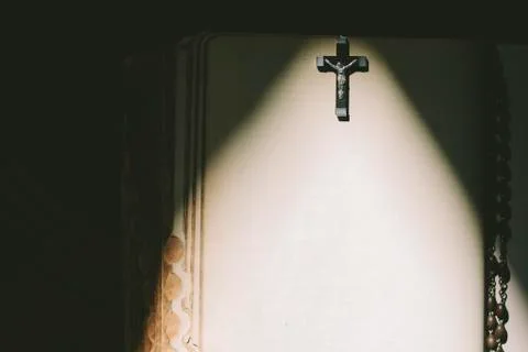 Bible and Cross Stock Photos