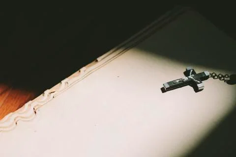 Bible and Cross Stock Photos