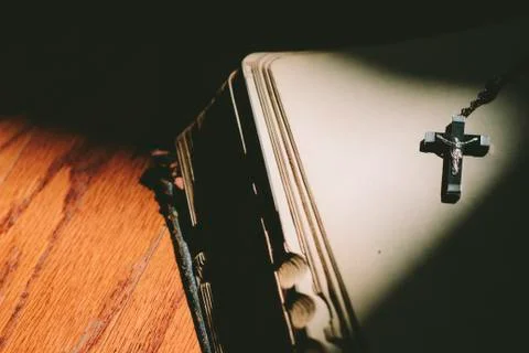 Bible and Cross Stock Photos
