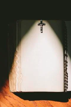 Bible and Cross Stock Photos