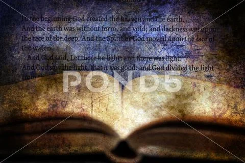 Bible book grunge Stock Photos