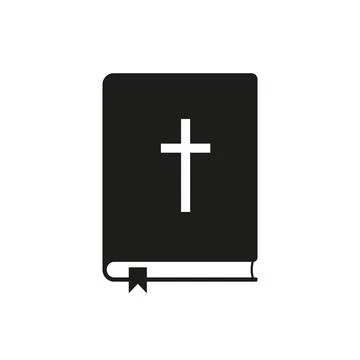 Bible book icon design. Flat design. Vector. Stock Illustration