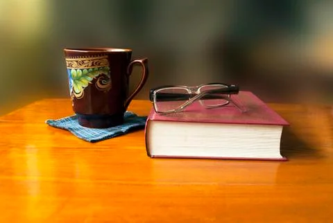 Bible book on the table Foto stock
