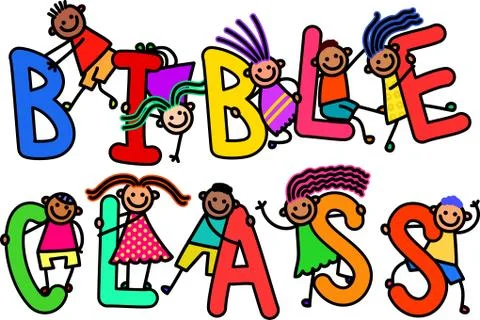 Bible Class Kids Stock-Illustration
