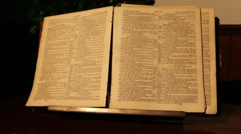 Bible Close Stock-Footage 10731655