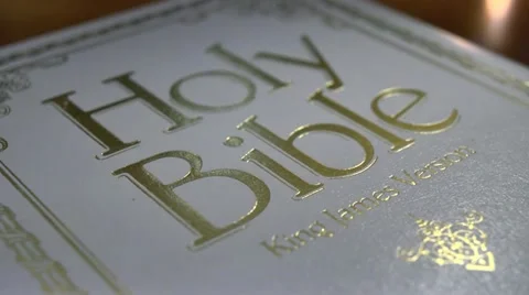 Bible-cover Video stock 12367209