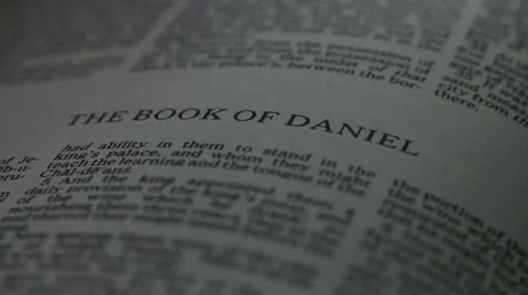 Bible-Daniel Stock Footage 12366828