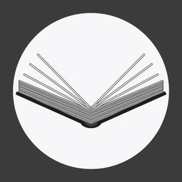 Bible design. Book icon. Flat illustration Illustration