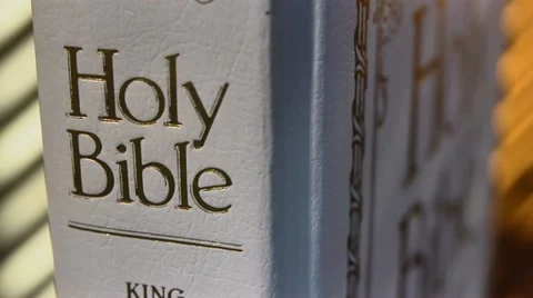 Bible Stock Footage 18189512