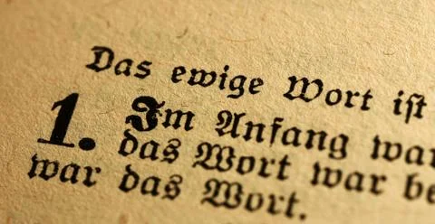 Bible in german Stock Photos