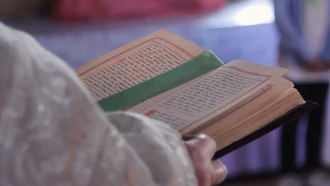 Bible in the hands Stock Footage 99765902