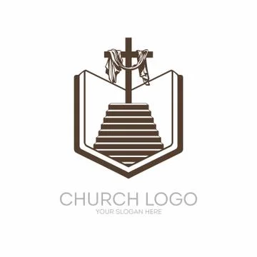 Bible, Holy Scripture, the staircase leading to the Lord and Savior Jesus Christ Stock-Illustration