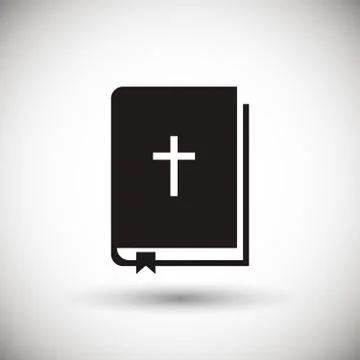 Bible icon web Stock Illustration
