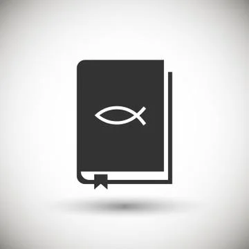 Bible icon web Stock Illustration