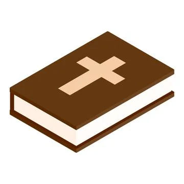 Bible isometric 3d icon Stock Illustration