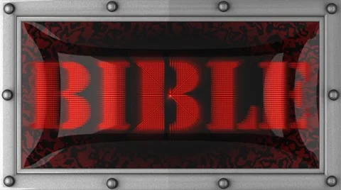 Bible on led Stock-Footage 8665016