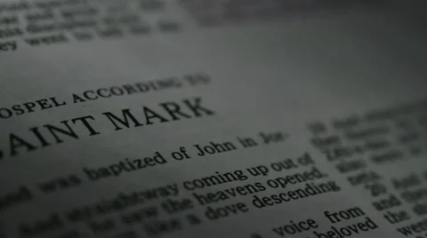 Bible-Mark Stock Footage 12290296
