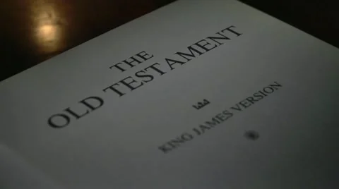 Bible-Old Testament Stock Footage 12365391