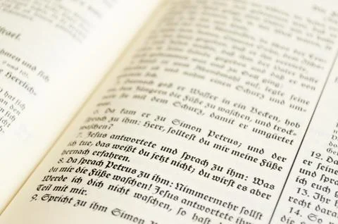Bible page Stock Photos