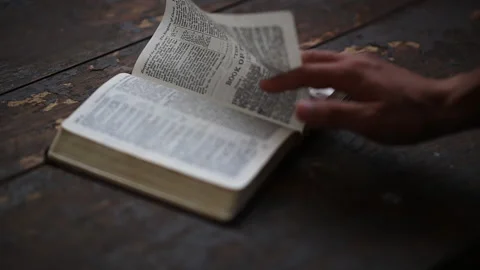 Bible reading Stock Footage 159808066