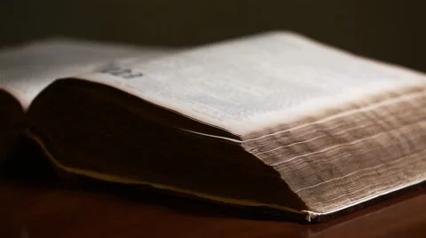 Bible Revealed by Light Stock Footage 59087504