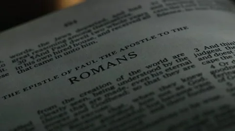Bible-Romans Stock Footage 12290524