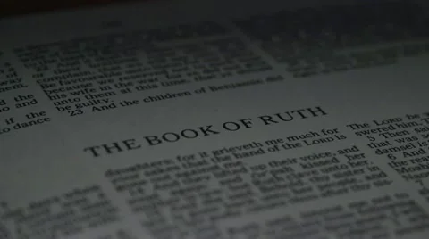 Bible-Ruth Stock Footage 12365072