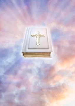 Bible in the sky Stock-Illustration