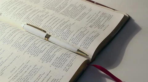 Bible Study Background 2 Stock Footage 49981187