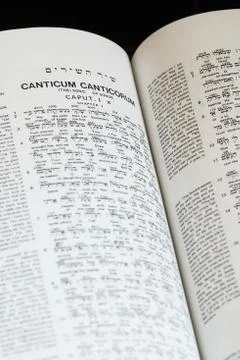 Bible study detail Stock Photos