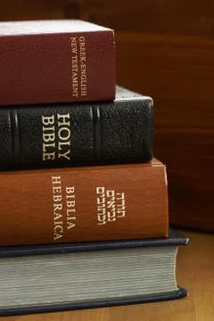 Bible study detail Stock Photos