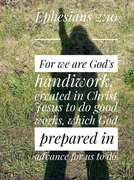 Bible verse from the book of Ephesians Stock Photos
