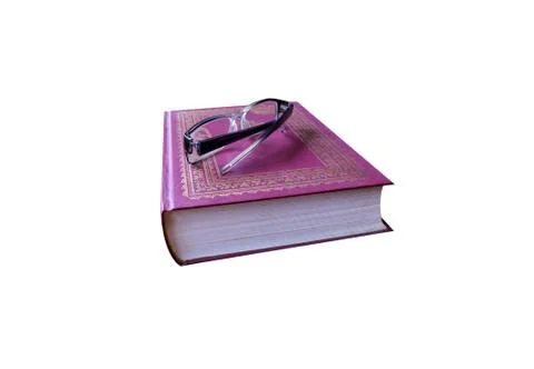 Bible on white background Foto stock