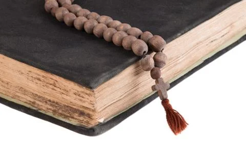 Bible on a white background. Stock Photos